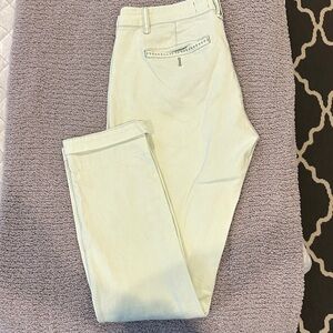 Anthropologie Mint Green Skinny Pants